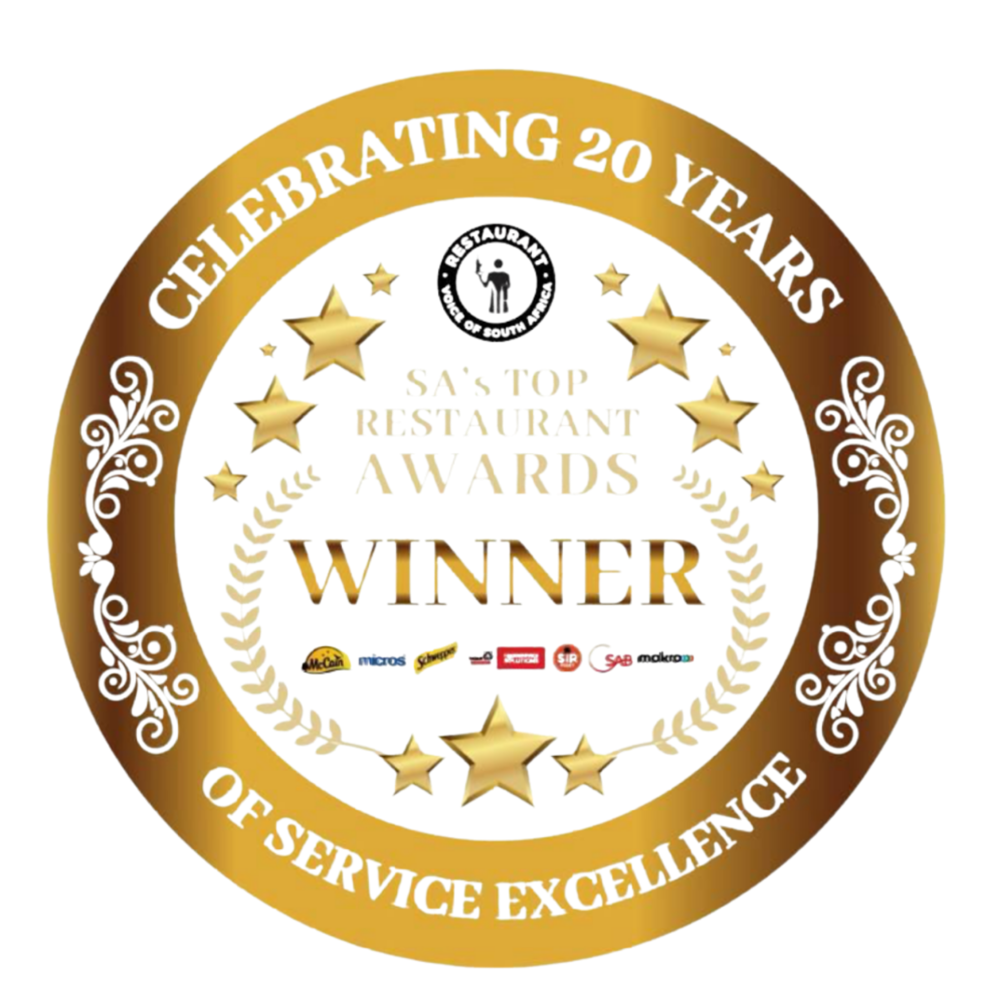 RASA Best Lifestyle Restaurant award